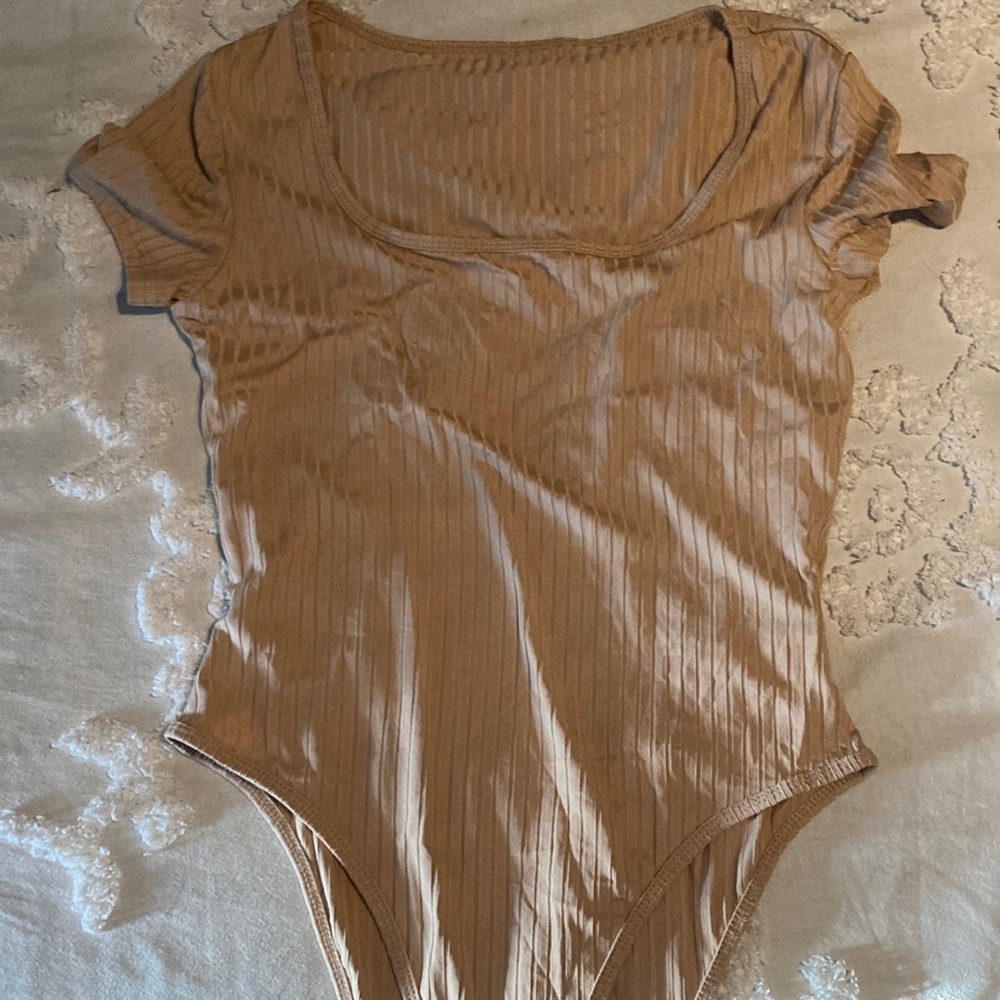 SHEIN tan bodysuit nwot